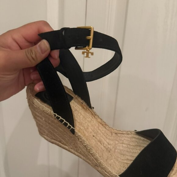 EUC Tory Burch Laurel Espadrille Wedge sandals - Picture 5 of 8